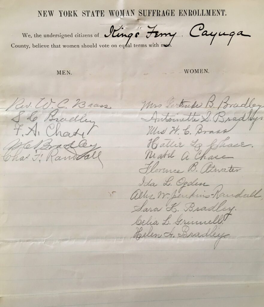 Celebrating Suffrage! Cayuga Museum of History and Art