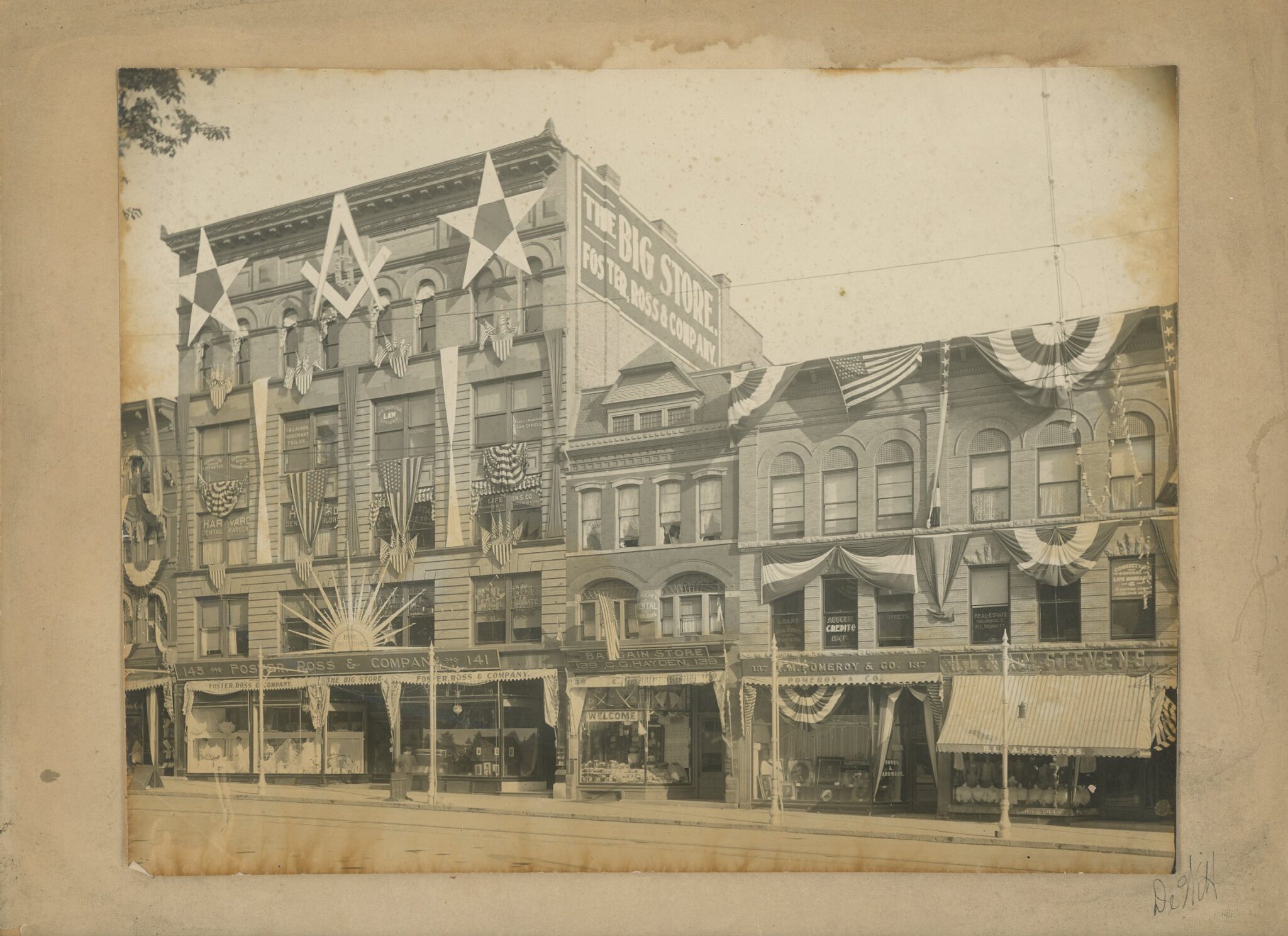 Downtown Auburn Photograph, 1906 Cayuga Museum of History and Art